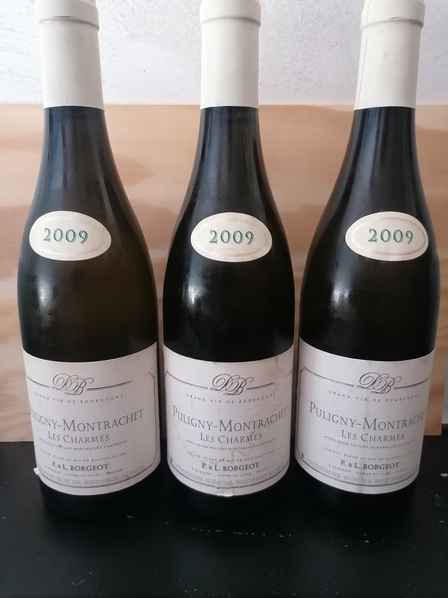 3 x Pascal & Laurent Borgeot, Puligny-Montrachet Premier Cru, Les Charmes, 2009