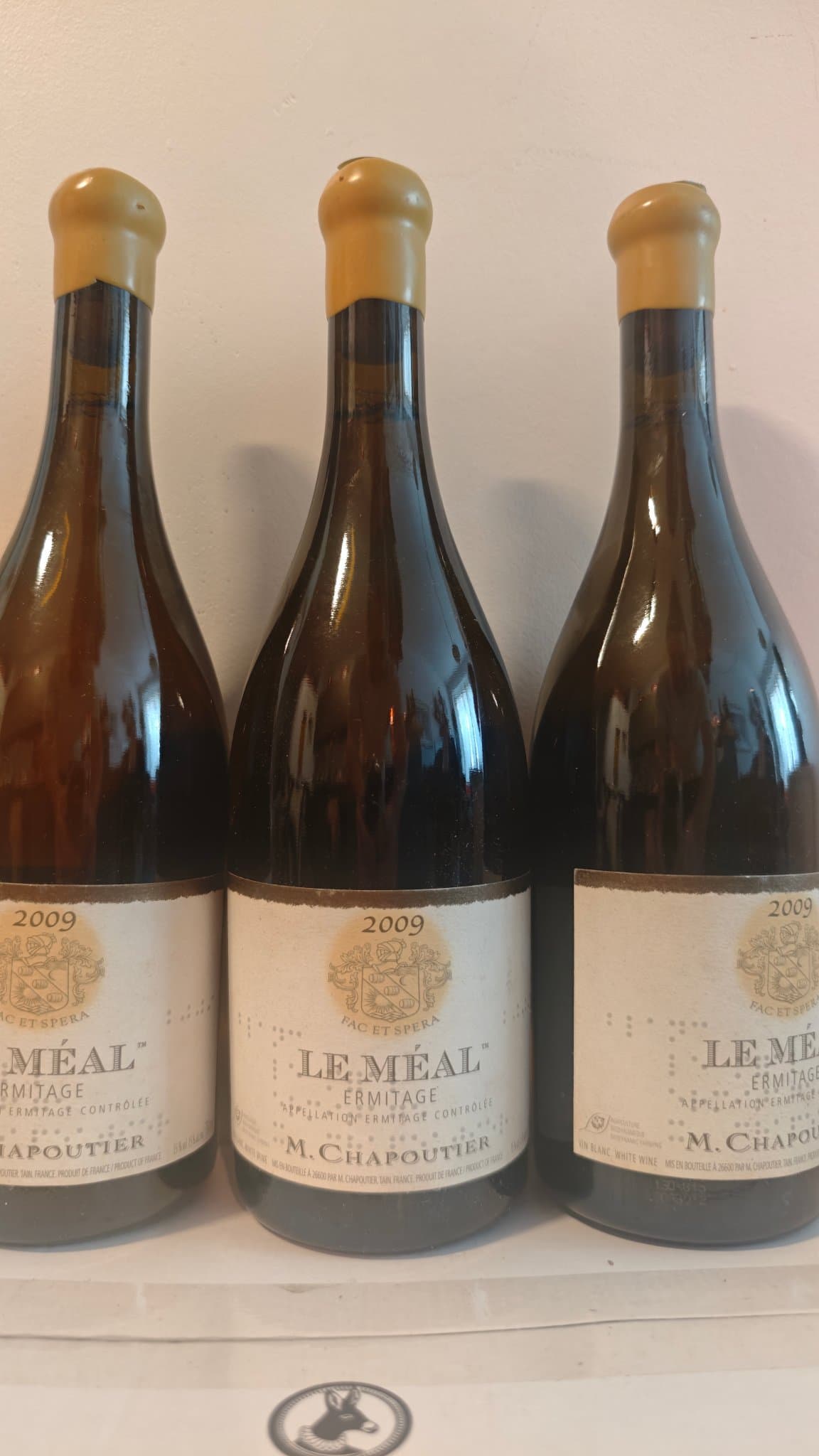 3 x M. Chapoutier, Hermitage, Le Meal Blanc, 2009