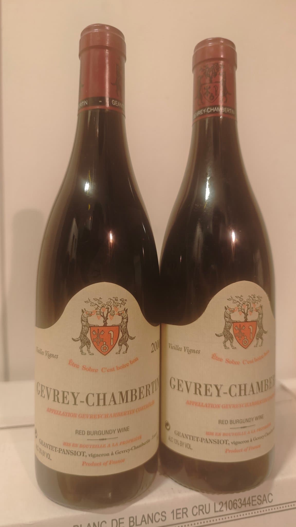2 x Geantet-Pansiot, Gevrey-Chambertin, 2000