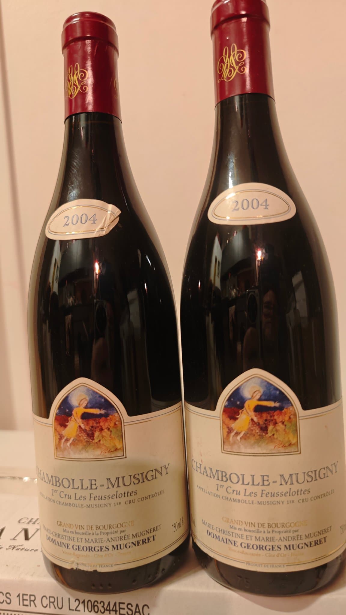 2 x Domaine Georges Mugneret, Chambolle-Musigny Premier Cru, Les Feusselottes, 2004