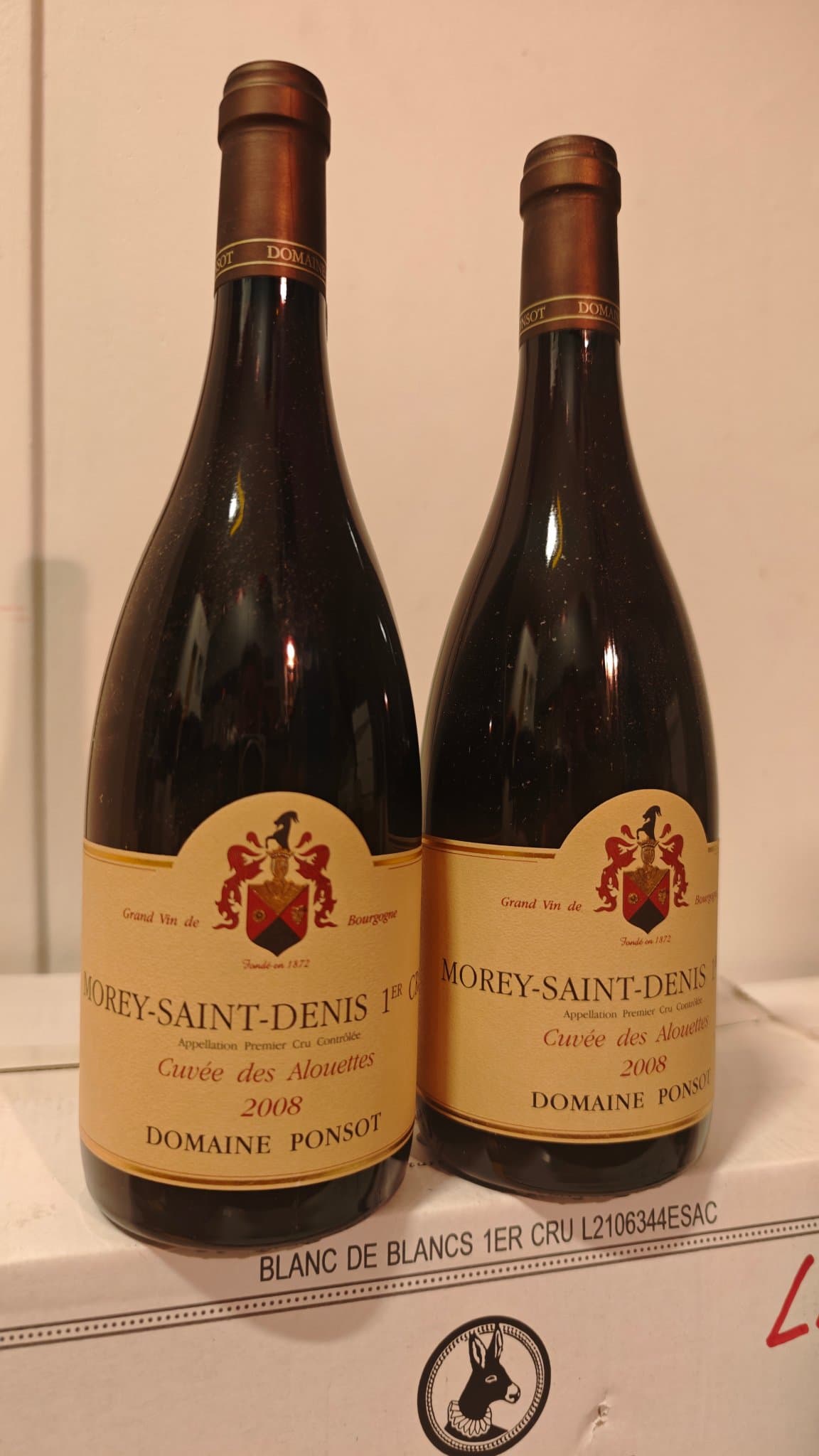 2 x Domaine Ponsot, Morey-Saint-Denis Premier Cru, Alouettes, 2008