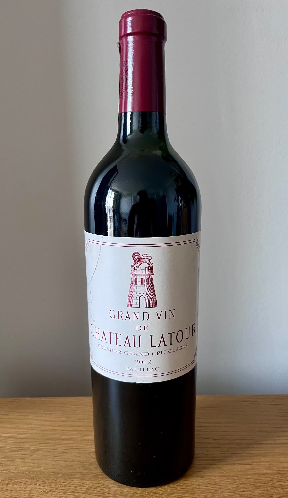 Grand Vin de château Latour, Pauillac, 2012
