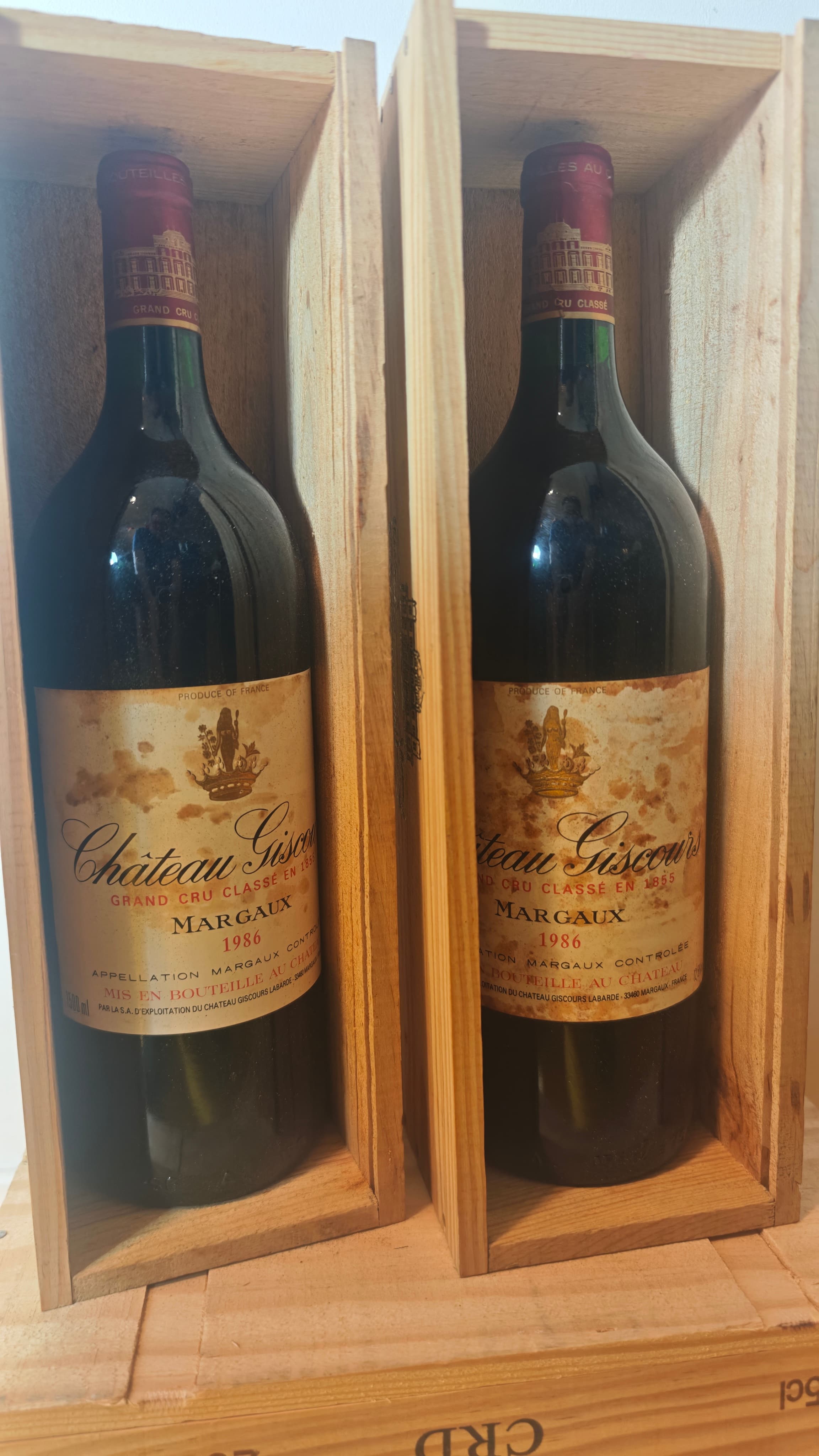 2 x Château Giscours, Margaux, 1986 (Magnum)