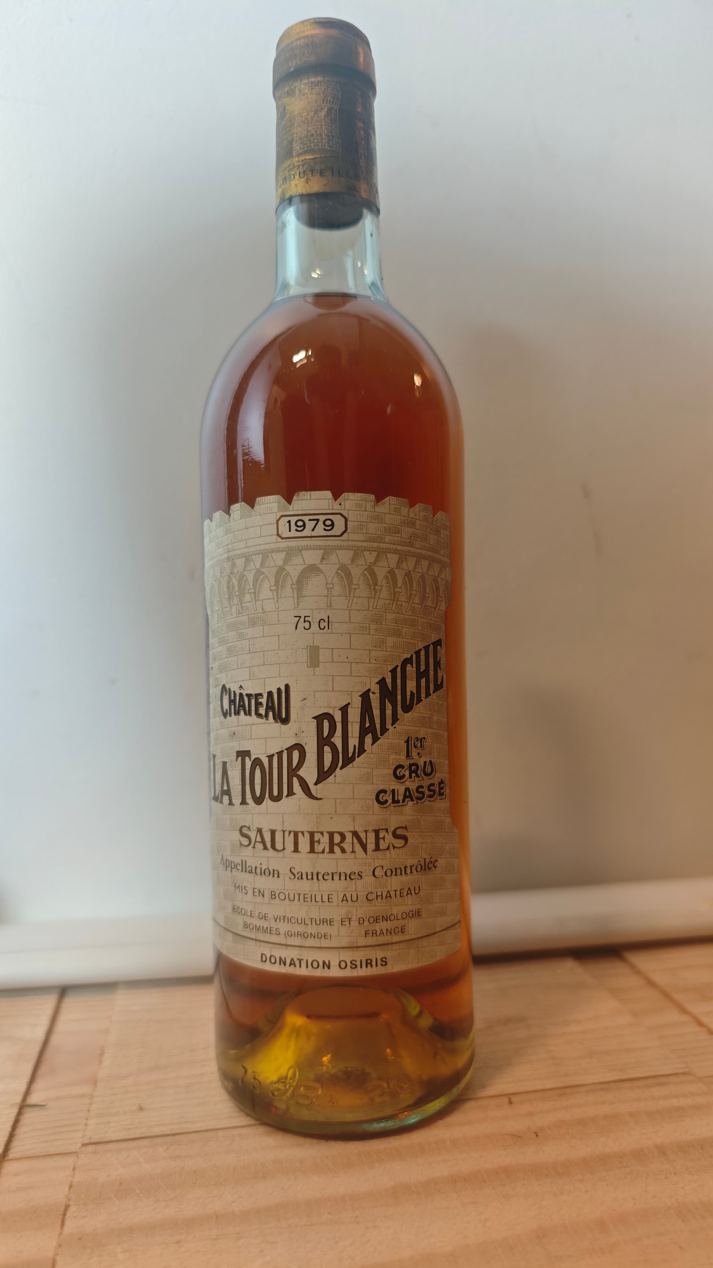 Château La Tour Blanche, Sauternes 1979