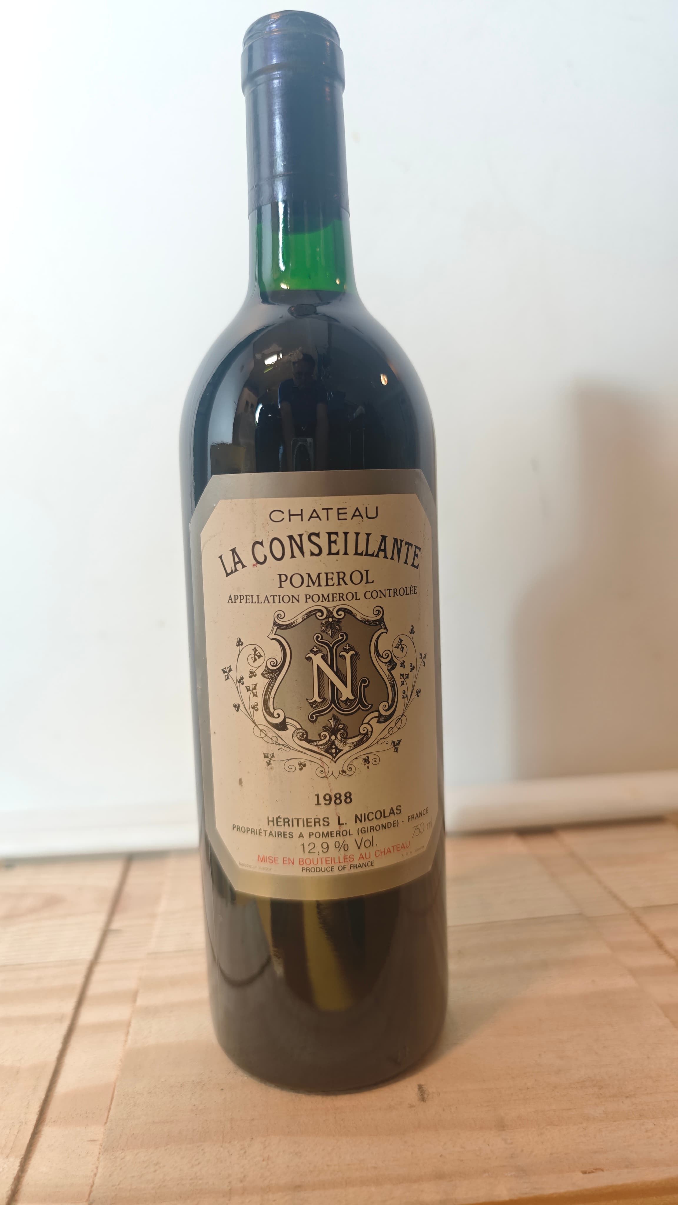 Château La Conseillante, Pomerol, 1988