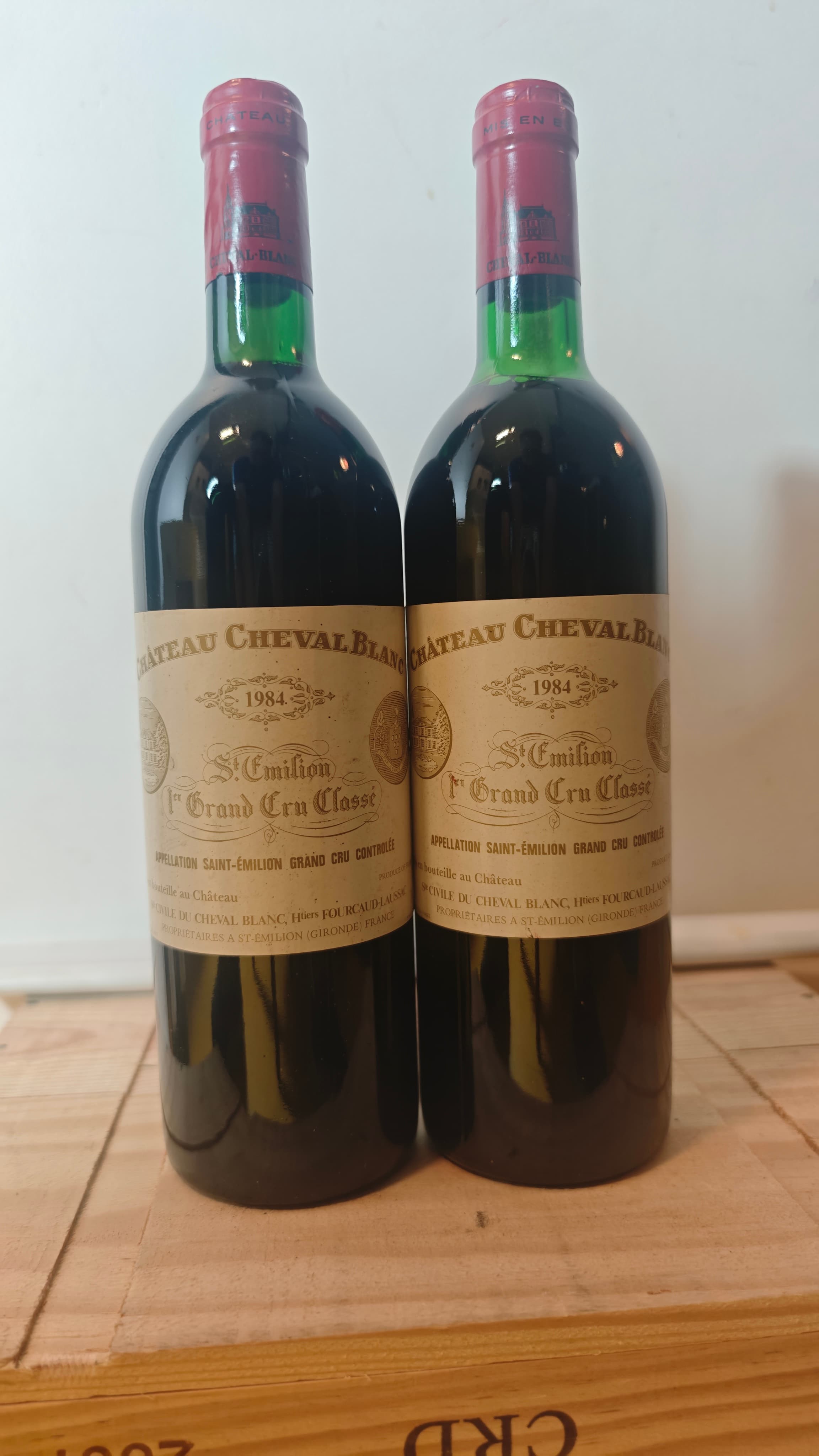 2 x Château Cheval Blanc, Saint-Émilion, 1984