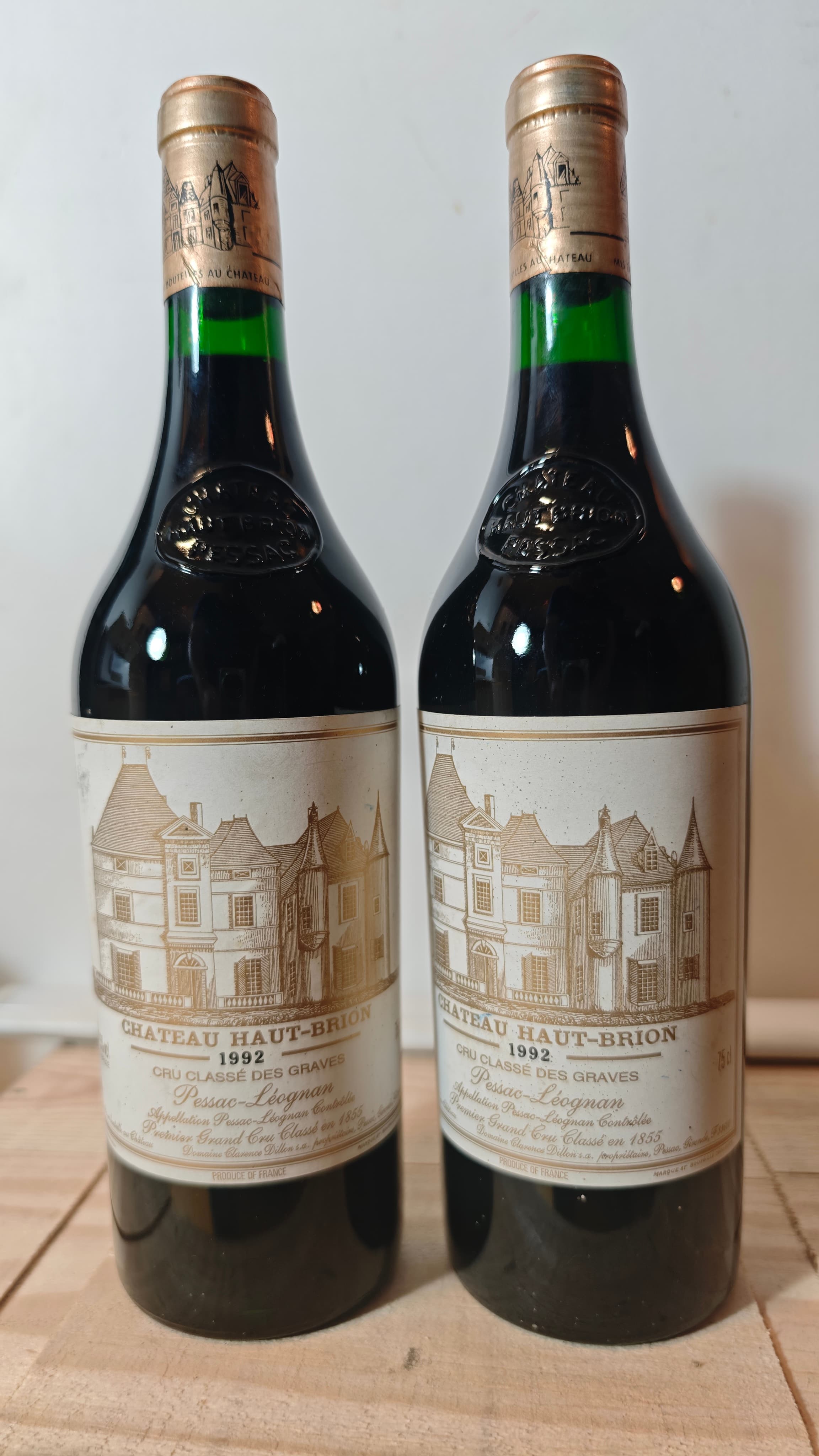 2 x Château Haut-Brion, Pessac-Léognan, 1992
