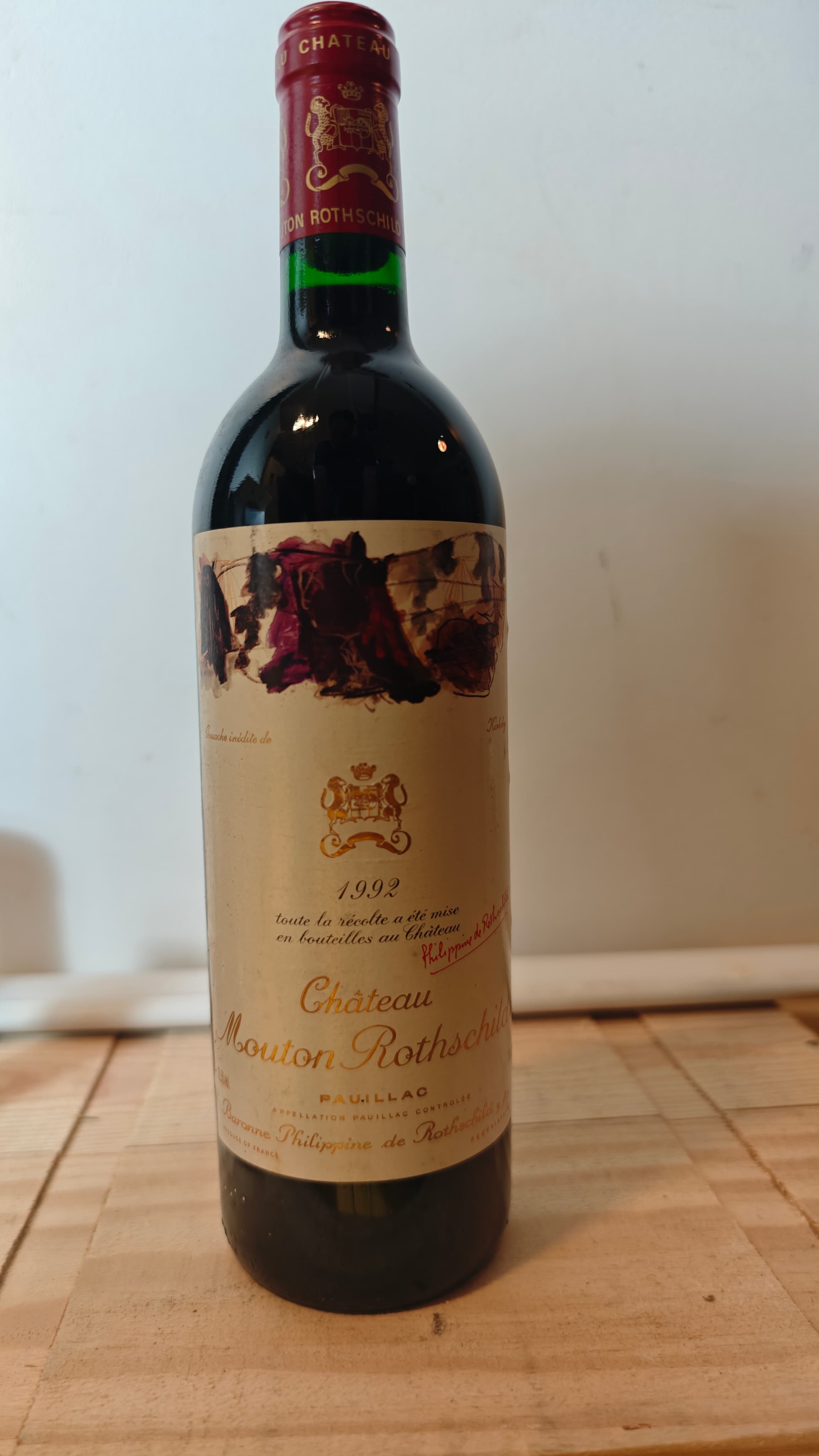 Château Mouton Rothschild, Pauillac, 1992
