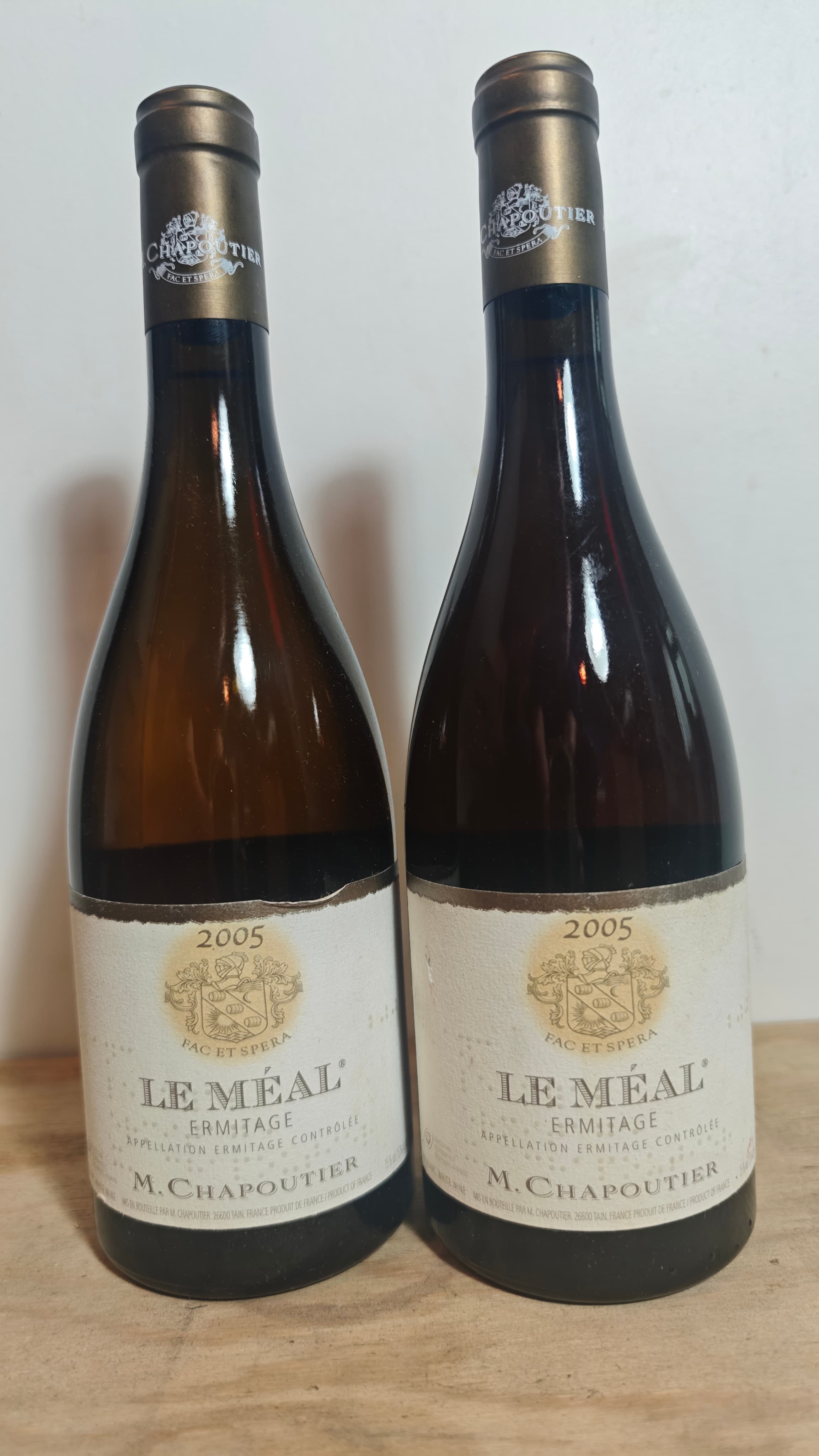 2 x Hermitage, Le Méal, M. Chapoutier, 2005 (Blanc/White)