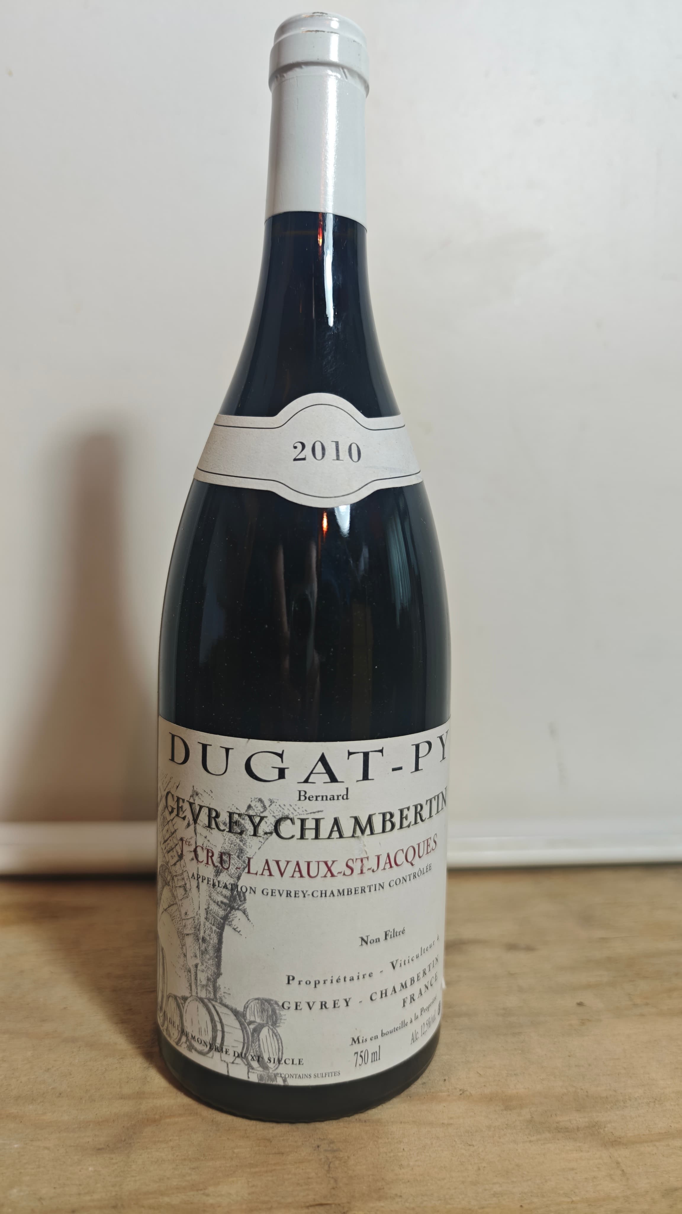 Gevrey-Chambertin Premier Cru, Lavaut Saint-Jacques Vieilles Vignes, Dugat-Py, 2010