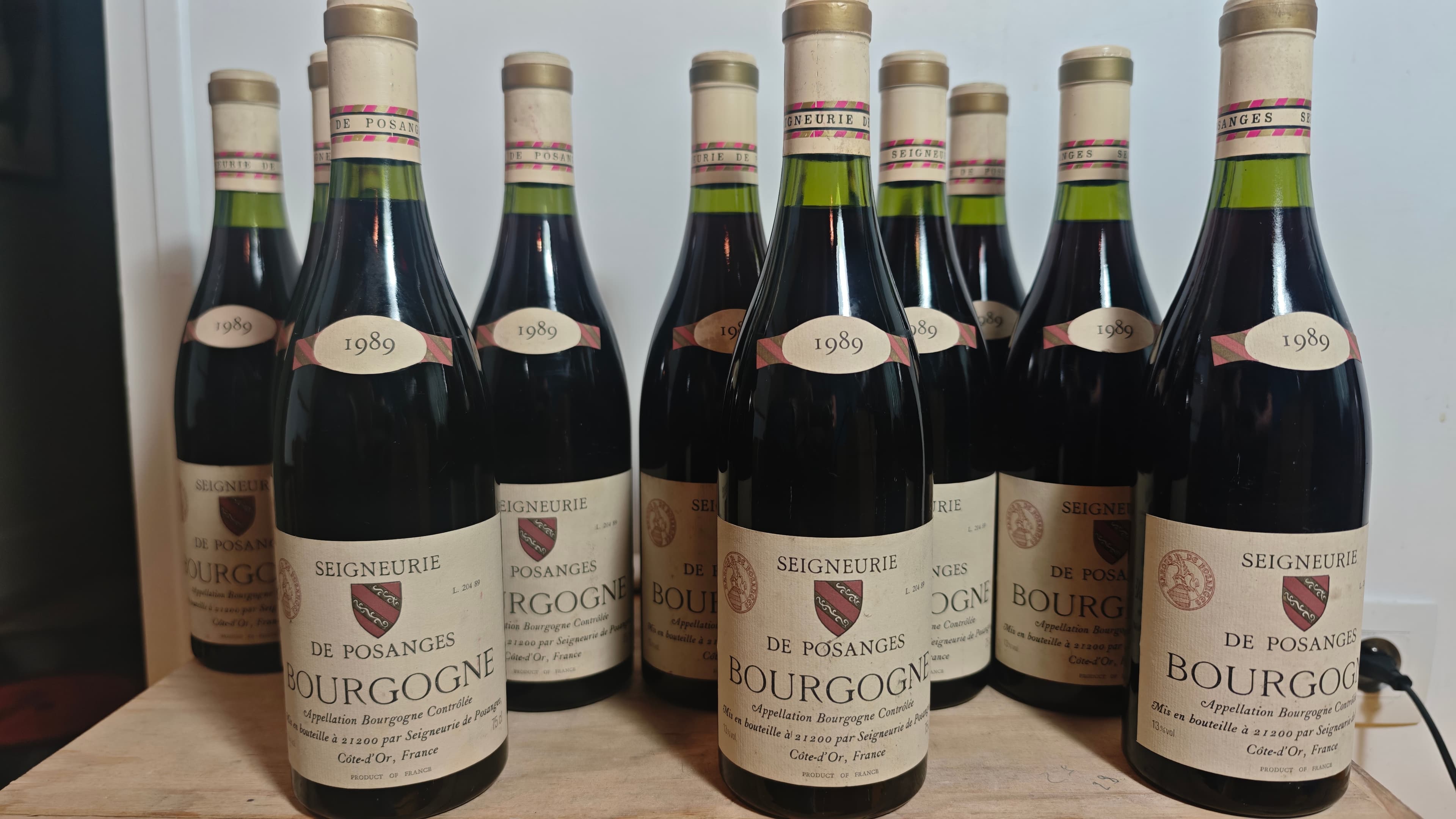 9 x Bourgogne, Seigneurie Posanges, 1989
